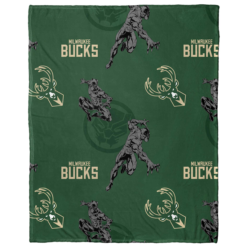 Milwaukee Bucks Blanket Sherpa Blanket Throw Blanket