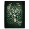 Milwaukee Bucks Blanket Sherpa Blanket Throw Blanket milwaukee bucks blanket sherpa blanket throw blanket v25
