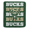 Milwaukee Bucks Blankets Sherpa Blanket Throw Blanket milwaukee bucks blankets sherpa blanket throw blanket v18