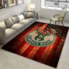 Milwaukee Bucks Rug NBA Area Rug Dining Room Rugs Indoor Rugs Rectangle Carpet milwaukee bucks rug living room carpet regtangle carpet floor decor home decor ver 511
