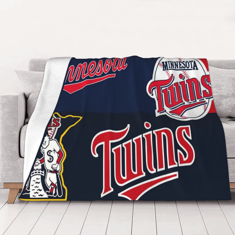 Minnesota Twins Blanket FLeece Blanket Throw Blanket