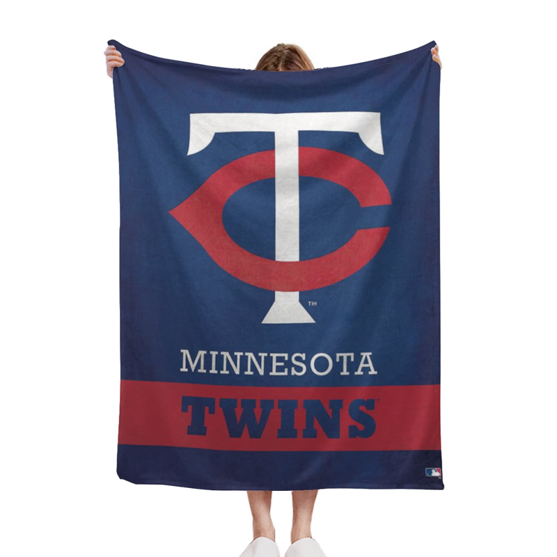 Minnesota Twins Blanket Sherpa Blanket Throw Blanket