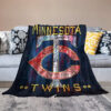 Minnesota Twins Blanket Sherpa Blanket Throw Blanket minnesota twins blanket sherpa blanket throw blanket v9