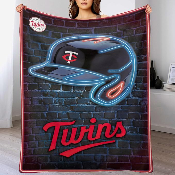 Minnesota Twins Blankets FLeece Blanket Throw Blanket