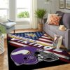 Minnesota Vikings Area Rug NFL Area Rug Bedroom Area Rug Indoor Rug Rectangle Carpet minnesota vikings area rug bathroom rug floor rug regtangle carpet home decor ver 1318