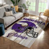 Minnesota Vikings Rug NFL Area Rug Dining Room Rugs Indoor Rugs Rectangle Carpet minnesota vikings area rug living room rug floor rug regtangle carpet home decor ver 1325