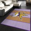 Minnesota Vikings Area Rug NFL Area Rug Kitchen Rug Indoor Rug Rectangle Carpet minnesota vikings area rug living room rug floor rug regtangle carpet home decor ver 1326