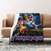 Minnesota Vikings Blanket Sherpa Blanket Throw Blanket minnesota vikings blanket sherpa blanket throw blanket v26