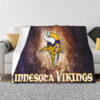 Minnesota Vikings Blanket Sherpa Blanket Throw Blanket minnesota vikings blanket sherpa blanket throw blanket v31