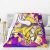Minnesota Vikings Blanket Sherpa Blanket Throw Blanket minnesota vikings blanket sherpa blanket throw blanket v37