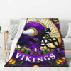 Minnesota Vikings Blanket Sherpa Blanket Throw Blanket minnesota vikings blanket sherpa blanket throw blanket v39