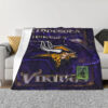 Minnesota Vikings Blankets Sherpa Blanket Throw Blanket minnesota vikings blankets sherpa blanket throw blanket v15
