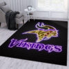 Minnesota Vikings Area Rug NFL Area Rug Bedroom Rug Indoor Indoor Rug Rectangle Carpet minnesota vikings rug bathroom rug floor rug regtangle carpet home decor ver 1351