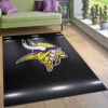 Minnesota Vikings Area Rug NFL Area Rug Living Room Area Rug Indoor Rug Rectangle Carpet minnesota vikings rug bathroom rug floor rug regtangle carpet home decor ver 1356
