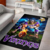 Minnesota Vikings Rug NFL Area Rug Bedroom Rug Indoor Indoor Rug Rectangle Carpet minnesota vikings rug living room rug floor rug regtangle carpet home decor ver 1367