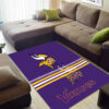 Minnesota Vikings Rug NFL Area Rug Kitchen Rug Indoor Rugs Rectangle Carpet minnesota vikings rug living room rug floor rug regtangle carpet home decor ver 1369