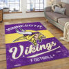 Minnesota Vikings Rug NFL Area Rug Dining Room Rug Indoor Indoor Rug Rectangle Carpet minnesota vikings rug living room rug floor rug regtangle carpet home decor ver 1375