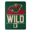 Minnesota Wild Blankets FLeece Blanket Throw Blanket minnesota wild blankets fleece blanket throw blanket v1