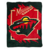 Minnesota Wild Blankets FLeece Blanket Throw Blanket minnesota wild blankets fleece blanket throw blanket v3