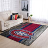 Montreal Canadiens Area Rug NHL Area Rug Dining Room Rugs Indoor Rugs Rectangle Carpet montreal canadiens rug living room carpet regtangle carpet floor decor home decor ver 179