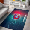 Montreal Canadiens Area Rug NHL Area Rug Dining Room Rugs Indoor Indoor Rugs Rectangle Carpet montreal canadiens rug living room carpet regtangle carpet floor decor home decor ver 191