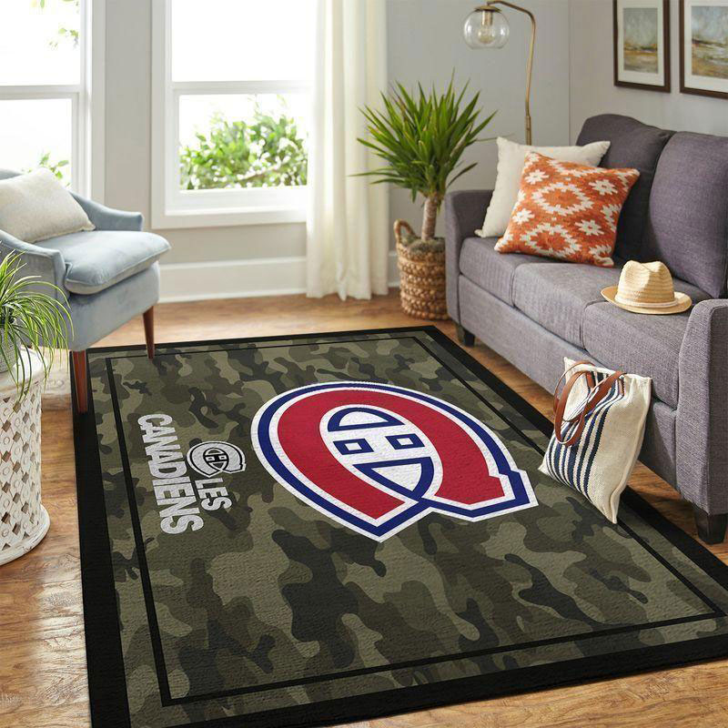 Montreal Canadiens Rug NHL Area Rug Living Room Area Rug Indoor Rugs Rectangle Carpet