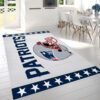 New England Patriot Area Rug NFL Area Rug Dining Room Rugs Indoor Rugs Rectangle Carpet new england patriots rugs bathroom rug floor rug regtangle carpet home decor ver 1452
