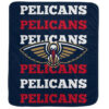 New Orleans Pelicans Blanket FLeece Blanket Throw Blanket new orleans pelicans blanket fleece blanket throw blanket v18
