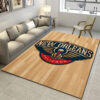 New Orleans Pelicans Area Rug NBA Area Rug Living Room Rug Indoor Rugs Rectangle Carpet new orleans pelicans rug living room carpet regtangle carpet floor decor home decor ver 550
