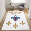 New Orleans Pelicans Area Rug NBA Area Rug Dining Room Rug Indoor Rug Rectangle Carpet new orleans pelicans rug living room carpet regtangle carpet floor decor home decor ver 552