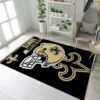 New Orleans Saints Area Rug NFL Area Rug Living Room Rug Indoor Rugs Rectangle Carpet new orleans saints area rug living room rug floor rug regtangle carpet home decor ver 1470