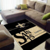 New Orleans Saints Rug NFL Area Rug Dining Room Rug Indoor Rugs Rectangle Carpet new orleans saints area rugs living room rug floor rug regtangle carpet home decor ver 1472