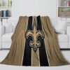 New Orleans Saints Blanket FLeece Blanket Throw Blanket new orleans saints blanket fleece blanket throw blanket v1