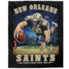 New Orleans Saints Blanket FLeece Blanket Throw Blanket new orleans saints blanket fleece blanket throw blanket v20