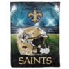 New Orleans Saints Blankets FLeece Blanket Throw Blanket new orleans saints blankets fleece blanket throw blanket v3