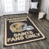 New Orleans Saints Area Rug NFL Area Rug Living Room Rug Indoor Rugs Rectangle Carpet new orleans saints rug living room rug floor rug regtangle carpet home decor ver 1486