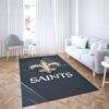New Orleans Saints Area Rug NFL Area Rug Living Room Rug Indoor Rugs Rectangle Carpet new orleans saints rug living room rug floor rug regtangle carpet home decor ver 1489