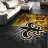 New Orleans Saints Rug NFL Area Rug Bathroom Rugs Indoor Rugs Rectangle Carpet new orleans saints rug living room rug floor rug regtangle carpet home decor ver 1494