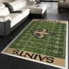 New Orleans Saints Area Rug NFL Area Rug Living Room Area Rug Indoor Indoor Rug Rectangle Carpet new orleans saints rugs bathroom rug floor rug regtangle carpet home decor ver 1501