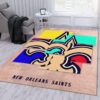 New Orleans Saints Area Rug NFL Area Rug Bathroom Rugs Indoor Rug Rectangle Carpet new orleans saints rugs bathroom rug floor rug regtangle carpet home decor ver 1502