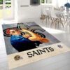 New Orleans Saints Rug NFL Area Rug Bathroom Rug Indoor Indoor Rug Rectangle Carpet new orleans saints rugs bathroom rug floor rug regtangle carpet home decor ver 1503
