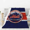 new york mets blanket fleece blanket throw blanket v1