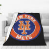 new york mets blanket fleece blanket throw blanket v42