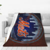 new york mets blanket sherpa blanket throw blanket v3