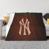 New York Yankees Blanket Sherpa Blanket Throw Blanket new york yankees blanket sherpa blanket throw blanket v4