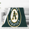 Oakland Athletics Blanket FLeece Blanket Throw Blanket oakland athletics blanket fleece blanket throw blanket v13