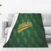 Oakland Athletics Blanket Sherpa Blanket Throw Blanket oakland athletics blanket sherpa blanket throw blanket v10