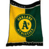 Oakland Athletics Blanket Sherpa Blanket Throw Blanket oakland athletics blanket sherpa blanket throw blanket v18