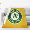 oakland athletics blanket sherpa blanket throw blanket v24