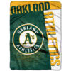 Oakland Athletics Blankets Sherpa Blanket Throw Blanket oakland athletics blankets sherpa blanket throw blanket v1